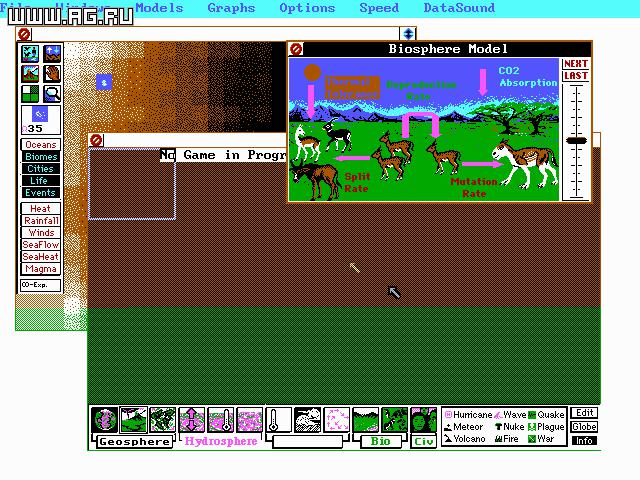 Скриншот из игры SimEarth: The Living Planet - 5