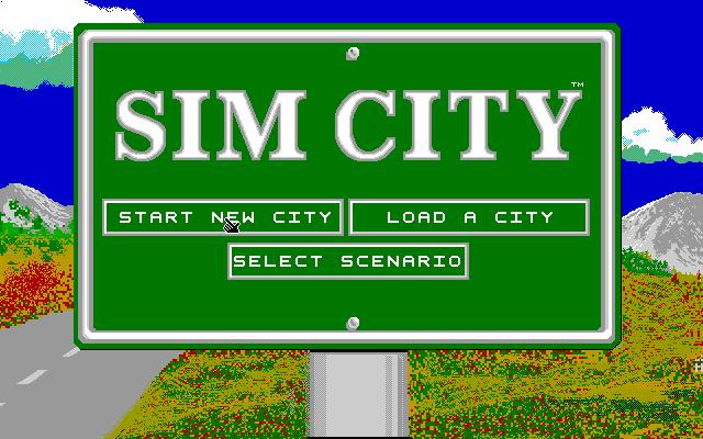 Скриншот из игры SimCity - 84