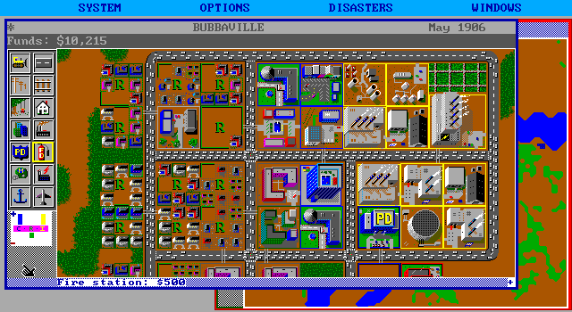 Скриншот из игры SimCity - 64