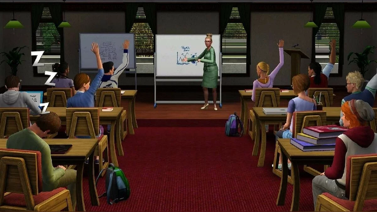 Скриншот из игры The Sims 3: University Life - 25