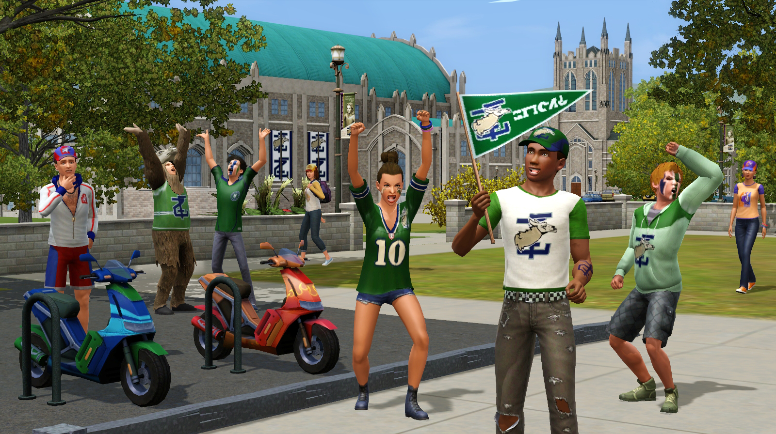 Скриншот из игры The Sims 3: University Life - 20
