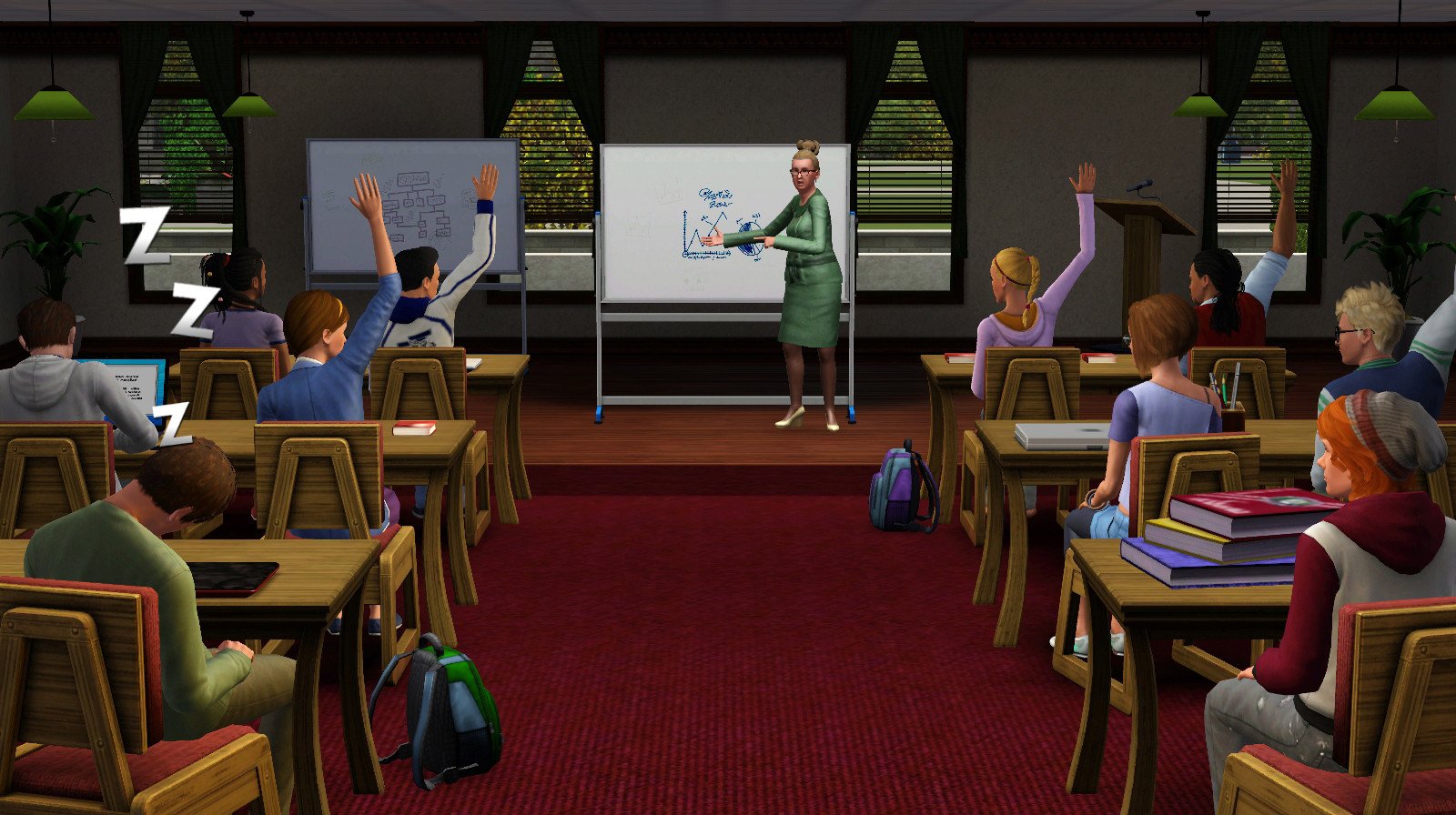 Скриншот из игры The Sims 3: University Life - 15