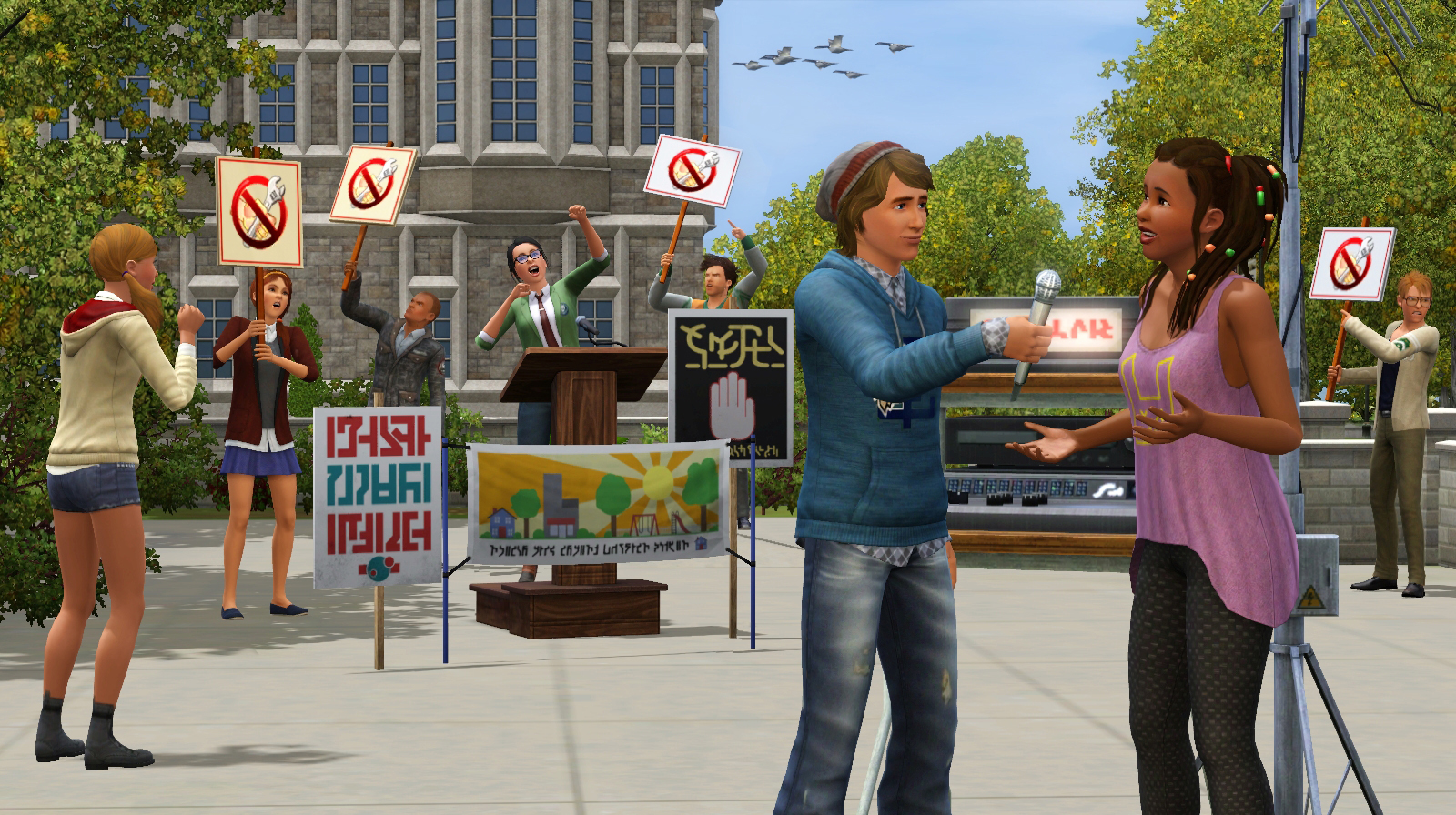Скриншот из игры The Sims 3: University Life - 11