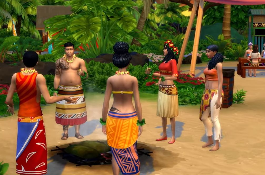 Скриншот из игры The Sims 4: Island Living - 1