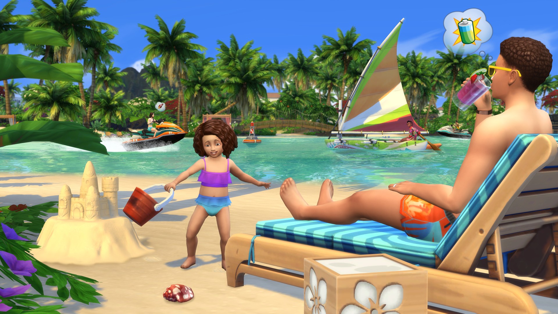 Скриншот из игры The Sims 4: Island Living - 8