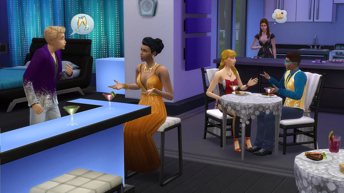 Скриншот из игры The Sims 4: Luxury Party - 3