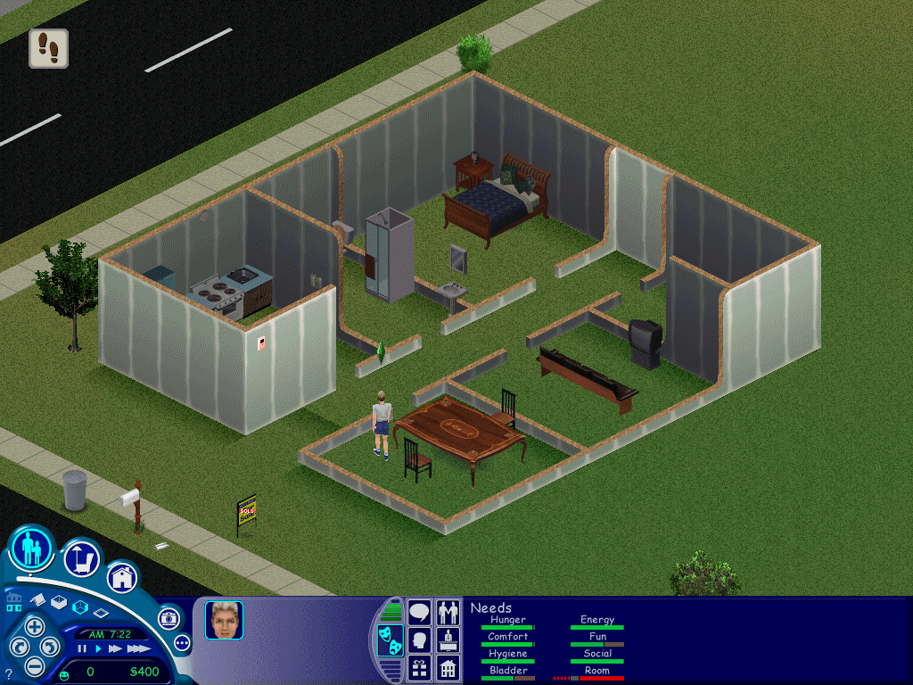 Скриншот из игры The Sims - 1