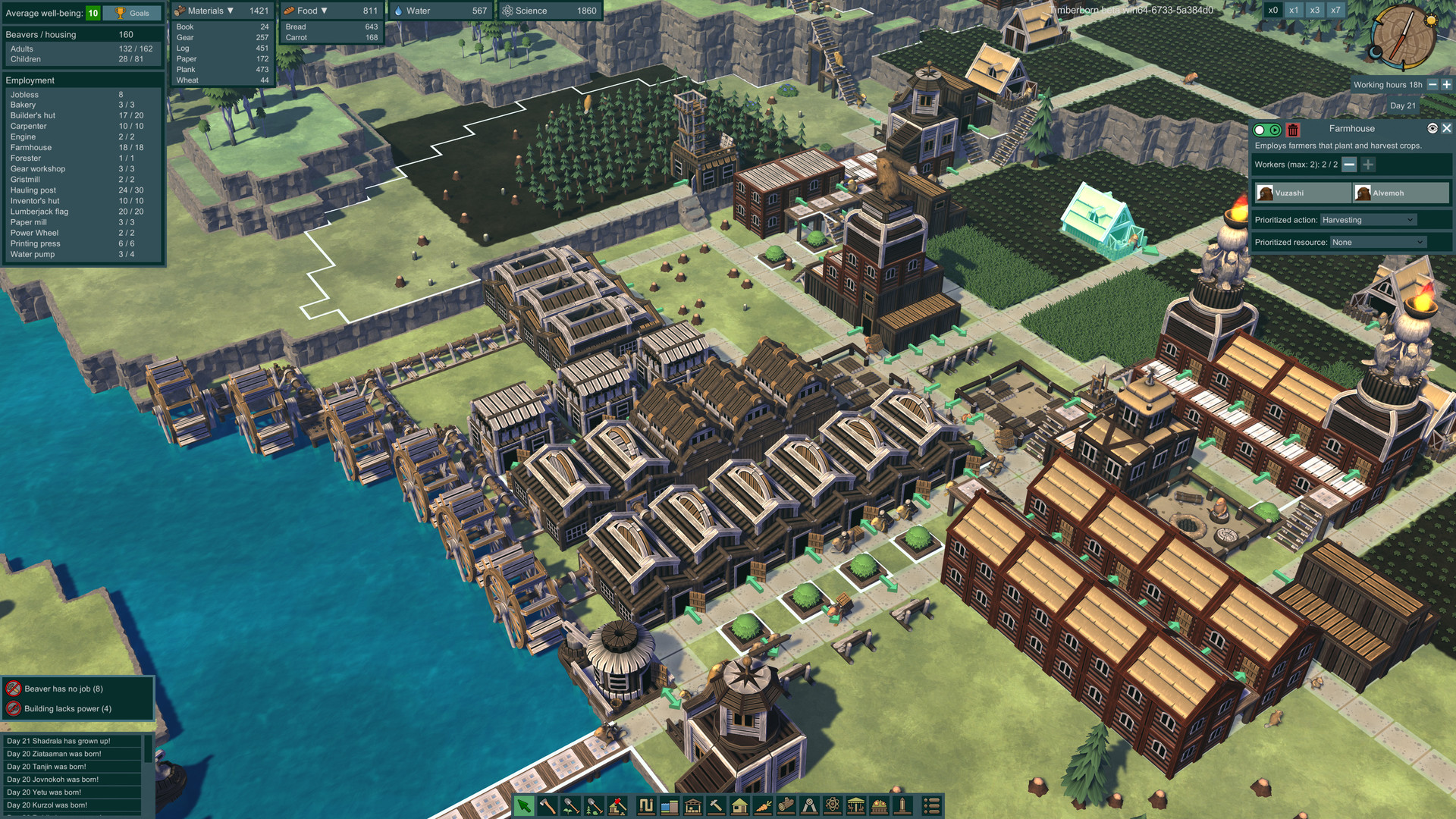 Скриншот из игры Timberborn - 10