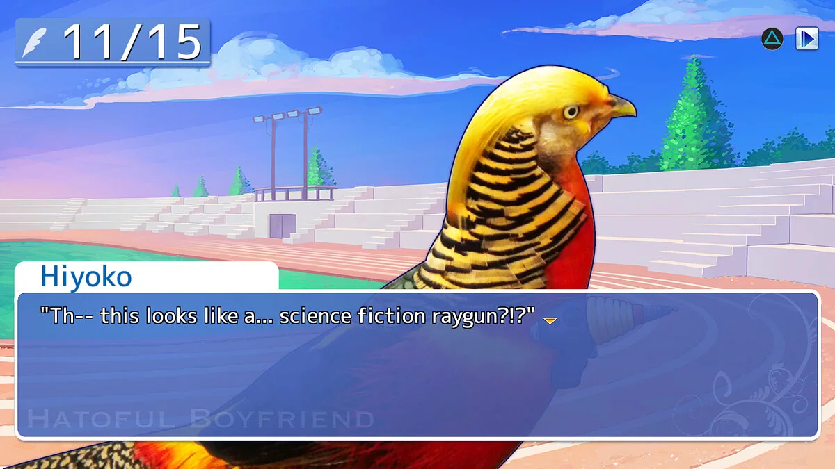 Скриншот из игры Hatoful Boyfriend - 39