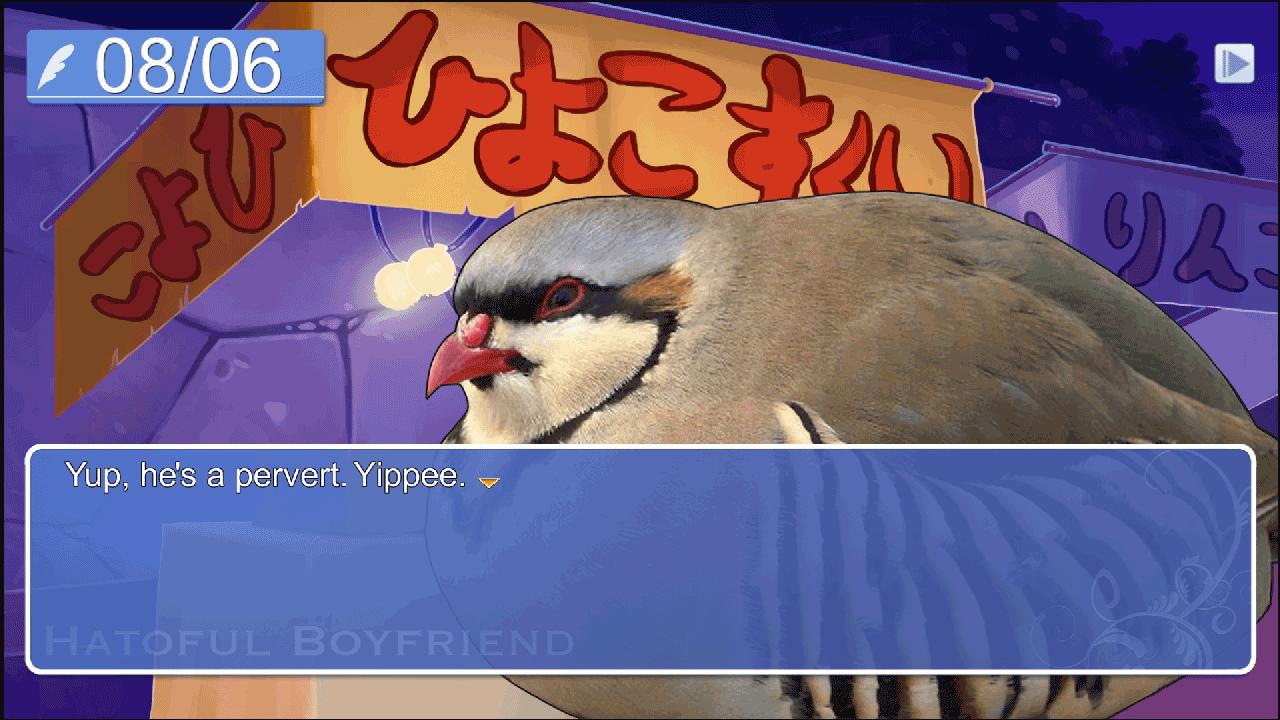 Скриншот из игры Hatoful Boyfriend - 12