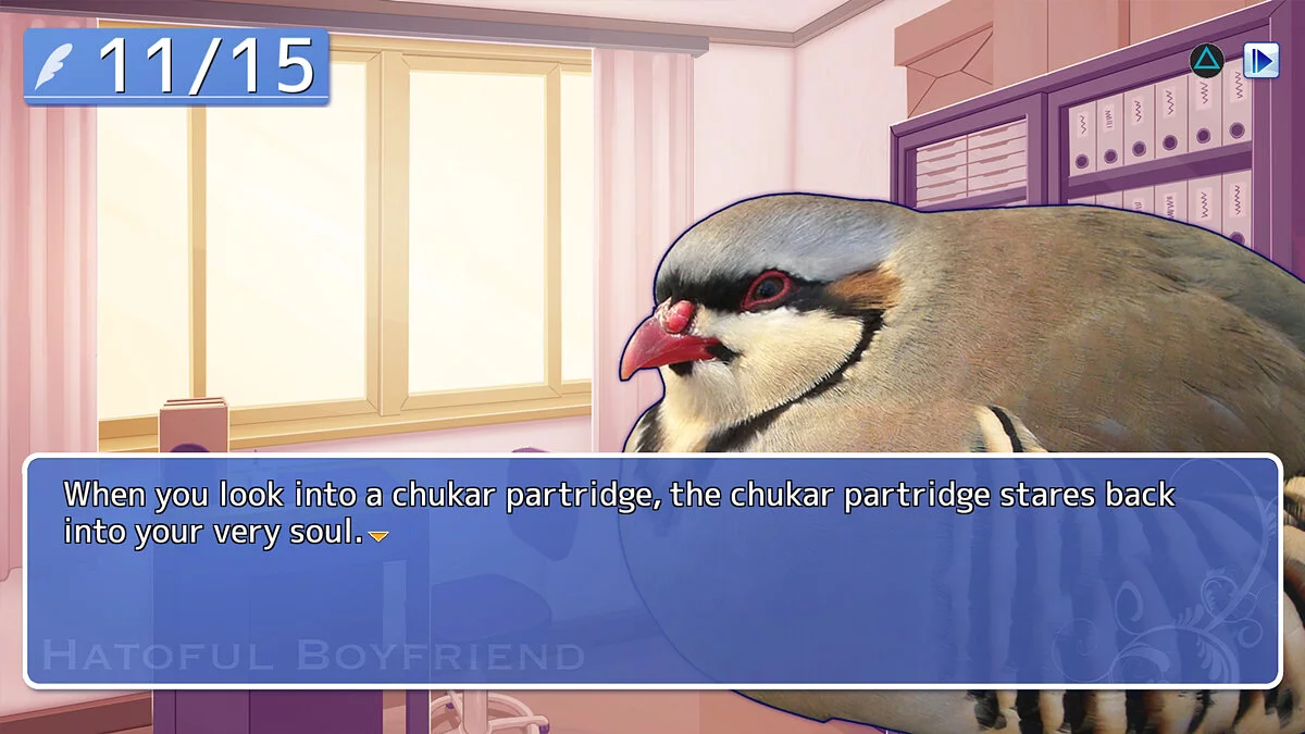 Скриншот из игры Hatoful Boyfriend - 21