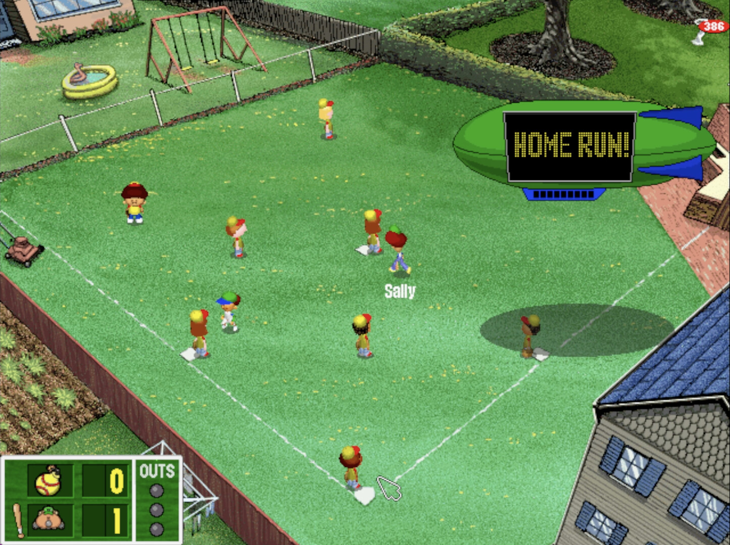 Скриншот из игры Backyard Baseball 2001 - 1