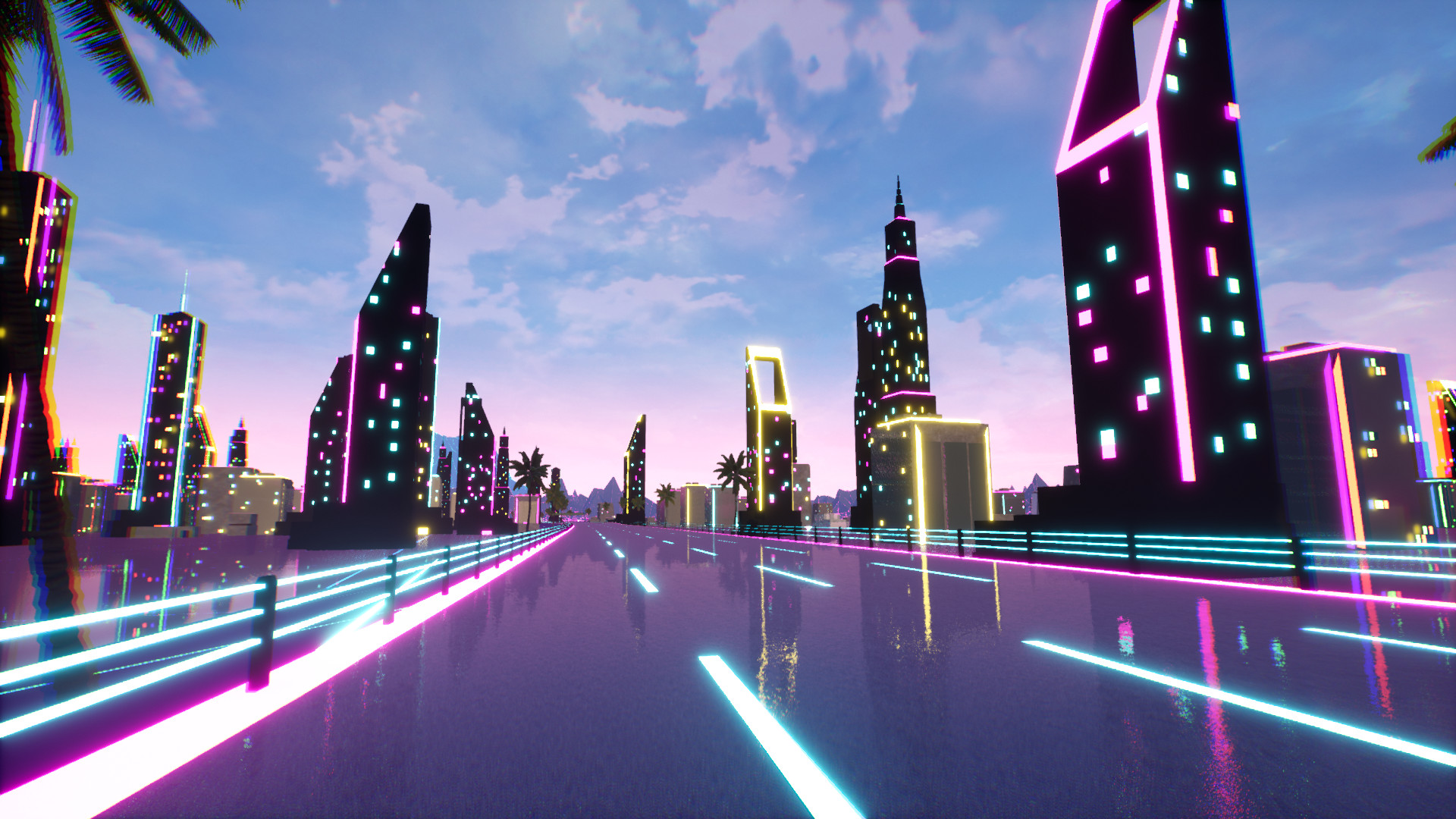 Скриншот из игры Sunset Drive 1986 - 2