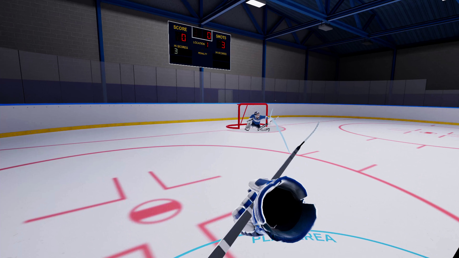 Скриншот из игры Hockey VR - 1