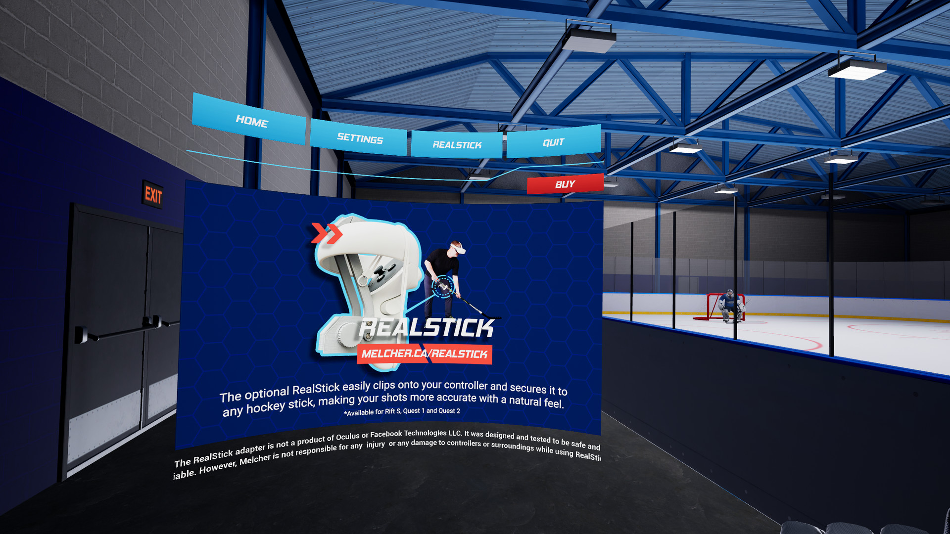 Скриншот из игры Hockey VR - 3