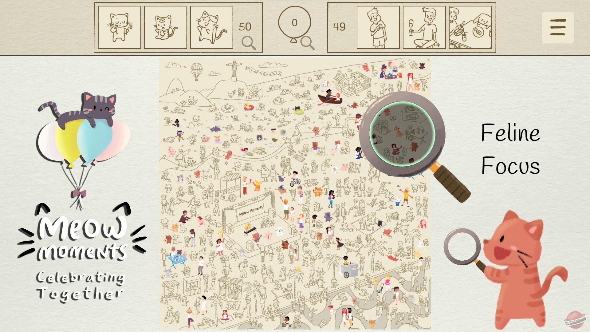 Скриншот из игры Meow Moments: Celebrating Together - 11