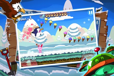 Скриншот из игры Dash! Dash! Pengy - 5