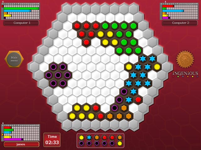 Скриншот из игры Reiner Knizia's Ingenious - 3