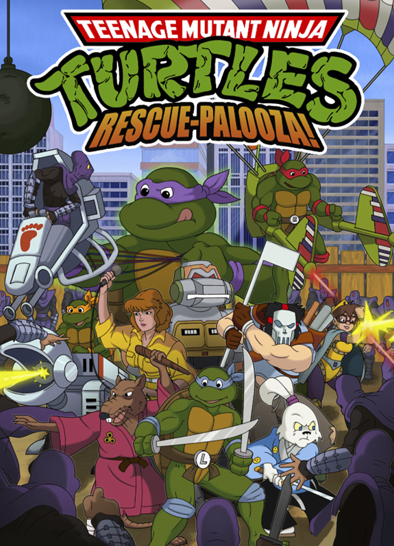 Обложка игры Teenage Mutant Ninja Turtles: Rescue-Palooza!