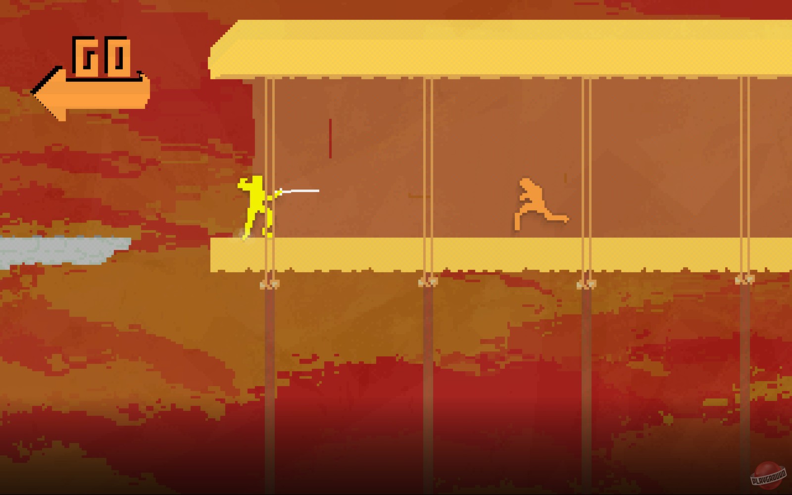 Скриншот из игры Nidhogg - 11