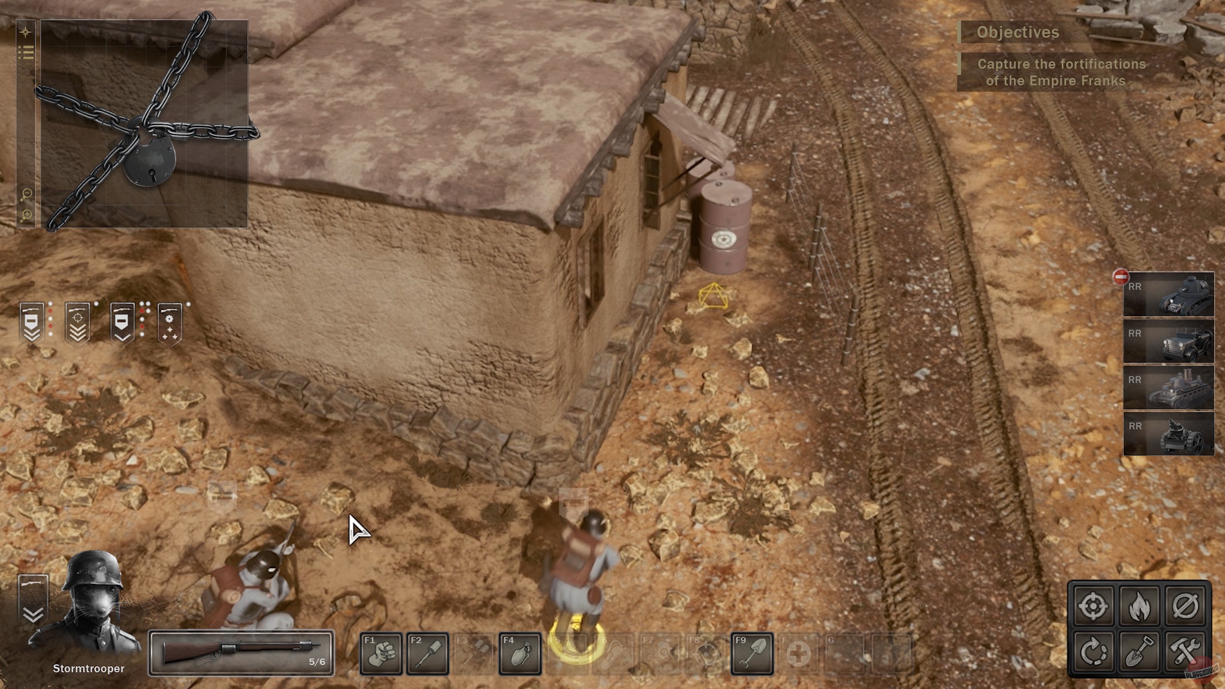 Скриншот из игры Ratten Reich - 3