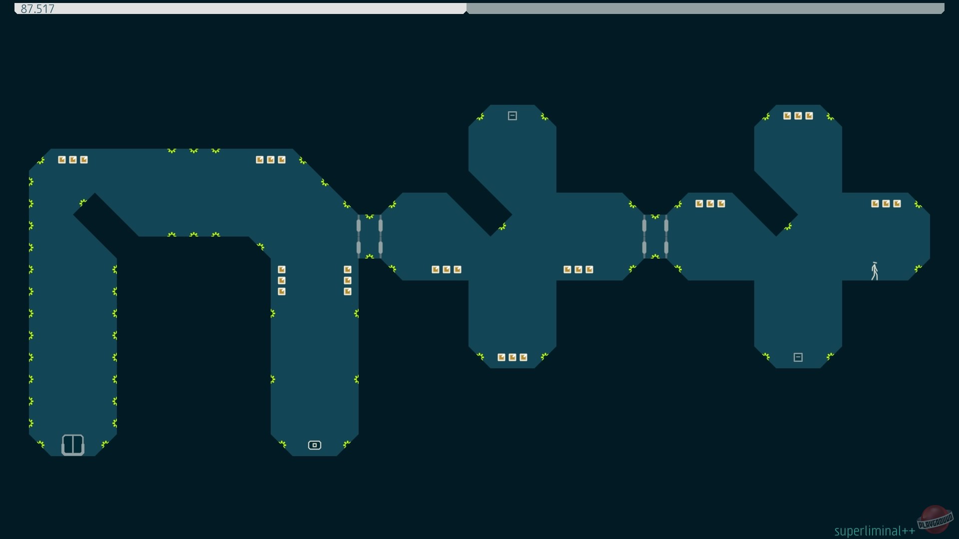 Скриншот из игры N++ (NPLUSPLUS) - 13