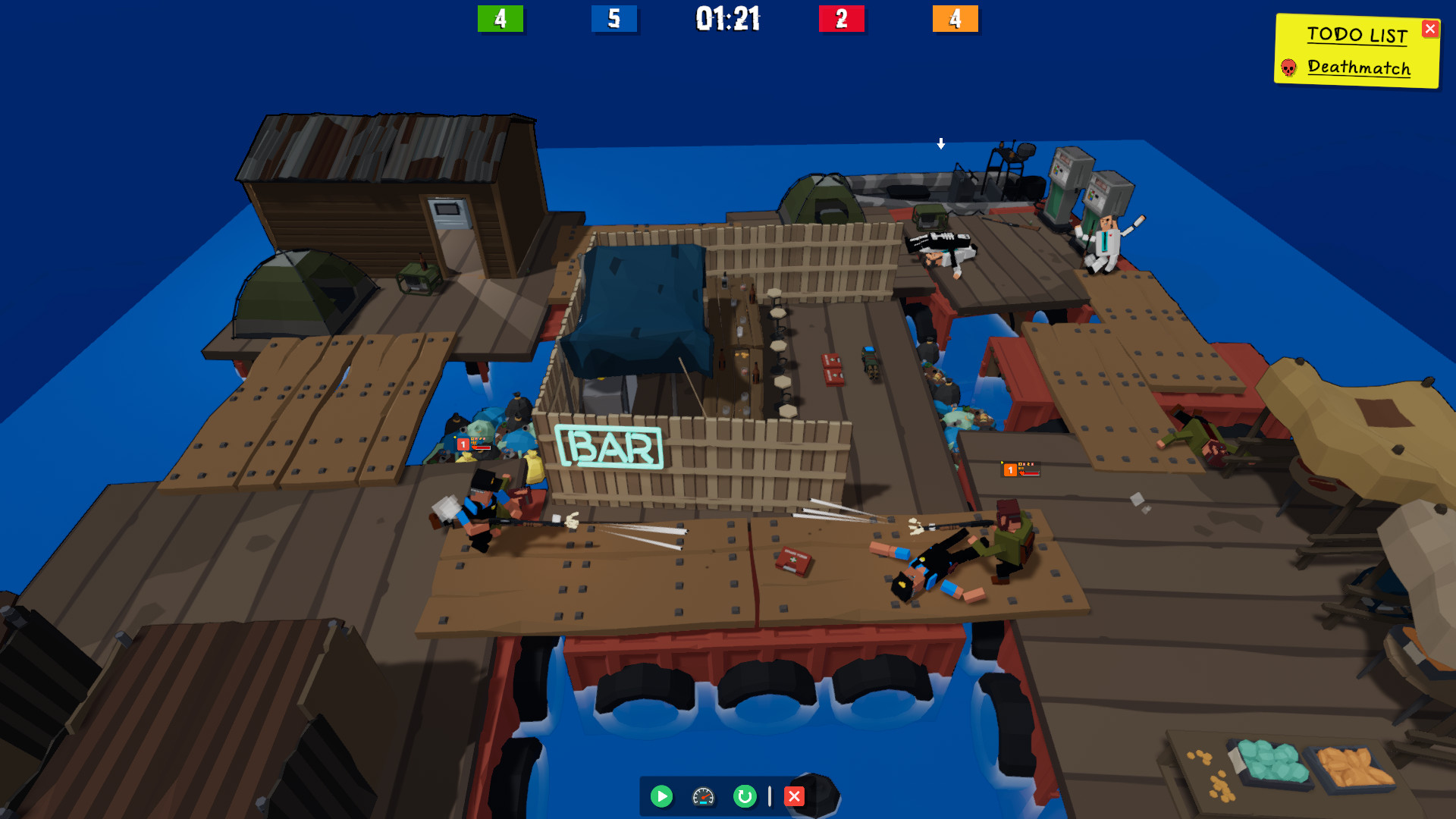 Скриншот из игры DumbBots - 5