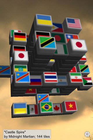 Скриншот из игры Moonlight Mahjong - 1