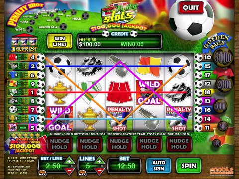 Скриншот из игры Super Footy Slots - 3
