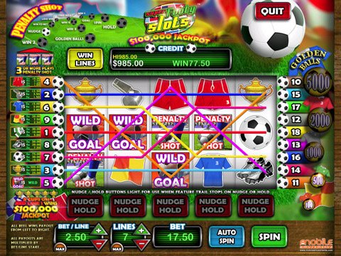 Скриншот из игры Super Footy Slots - 5