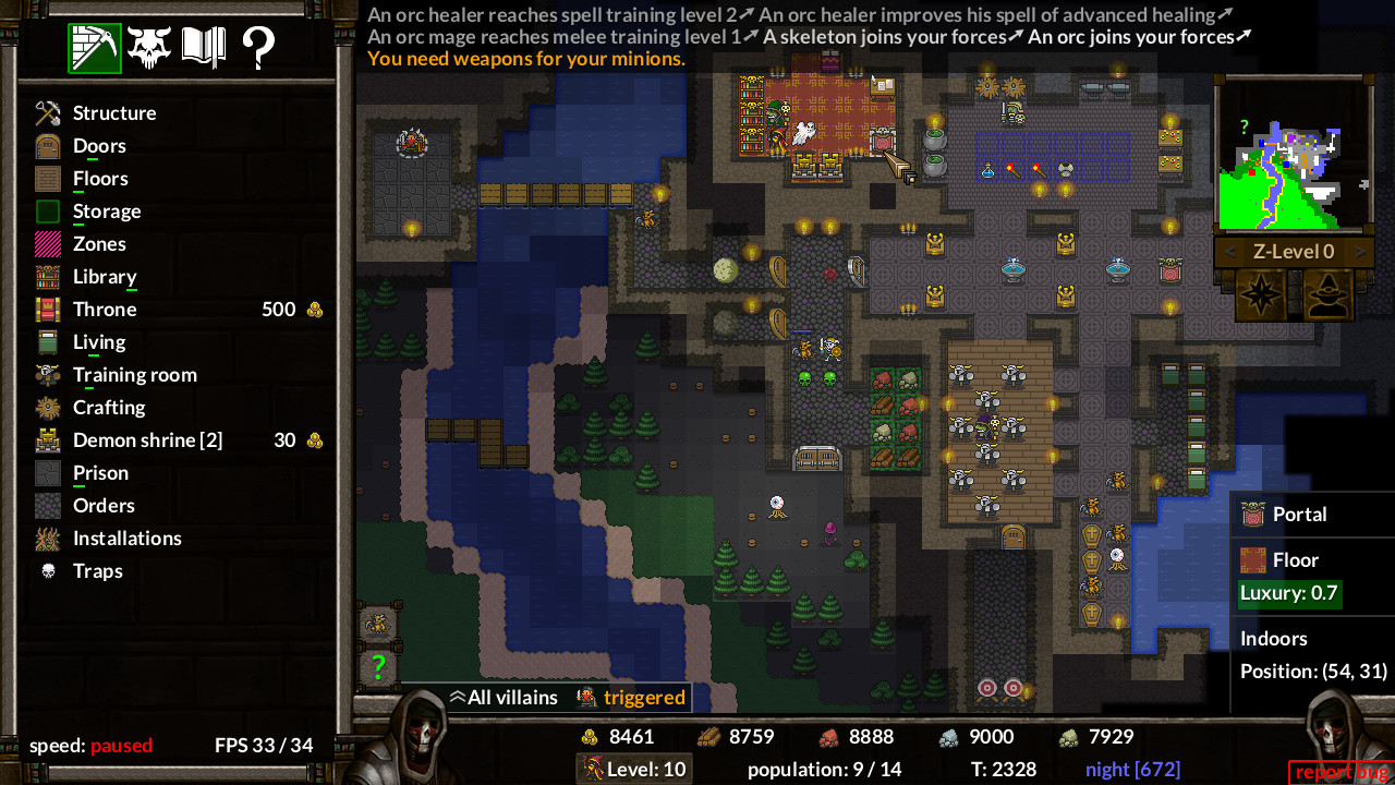 Скриншот из игры KeeperRL - 12