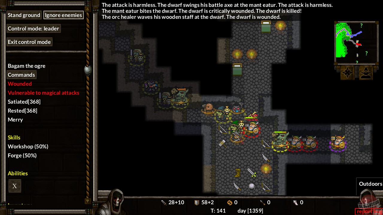 Скриншот из игры KeeperRL - 6