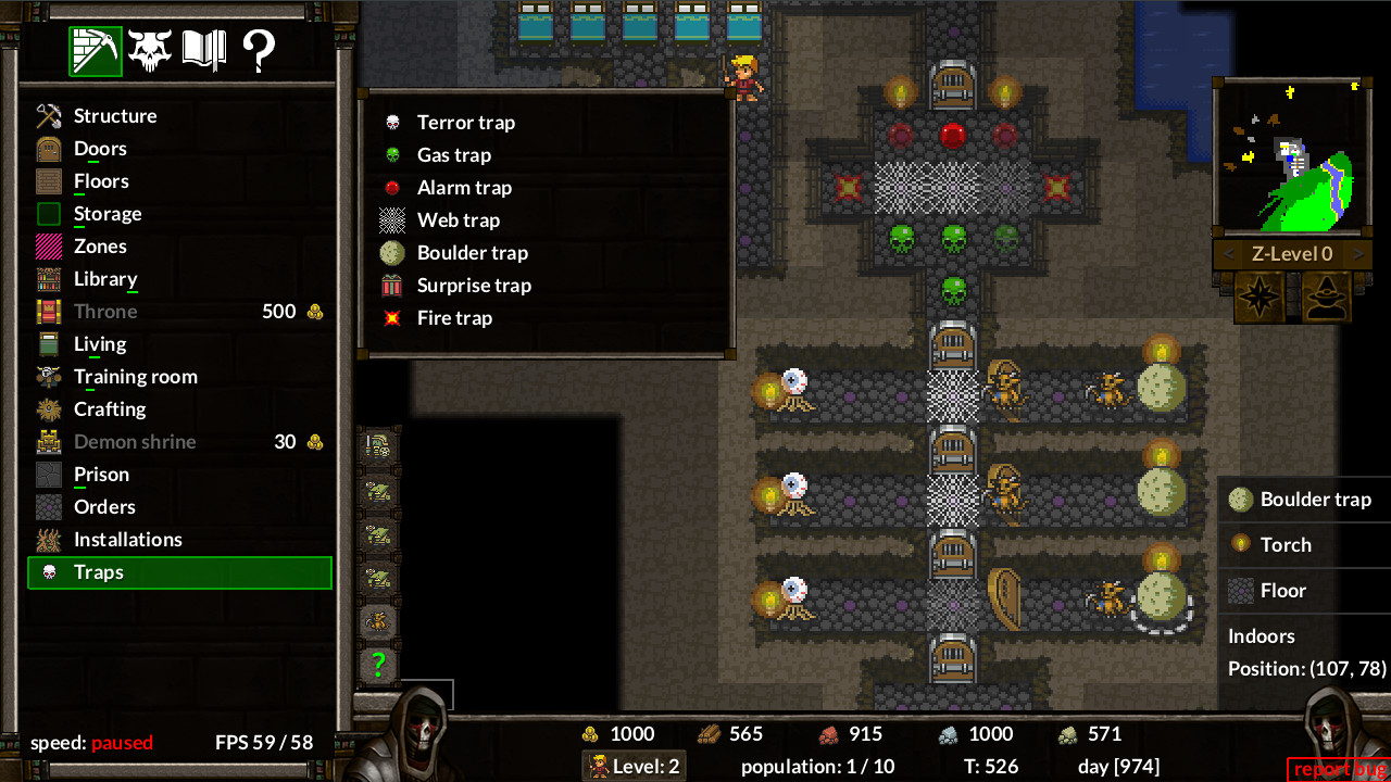 Скриншот из игры KeeperRL - 16