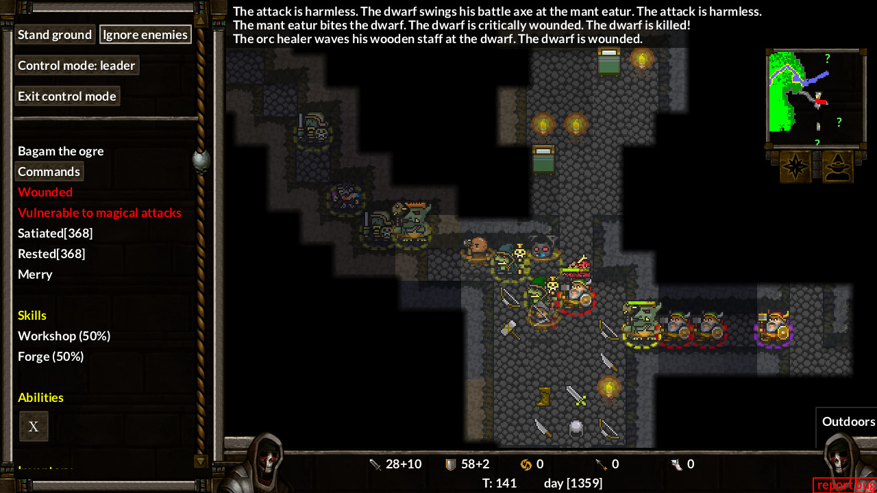 Скриншот из игры KeeperRL - 32