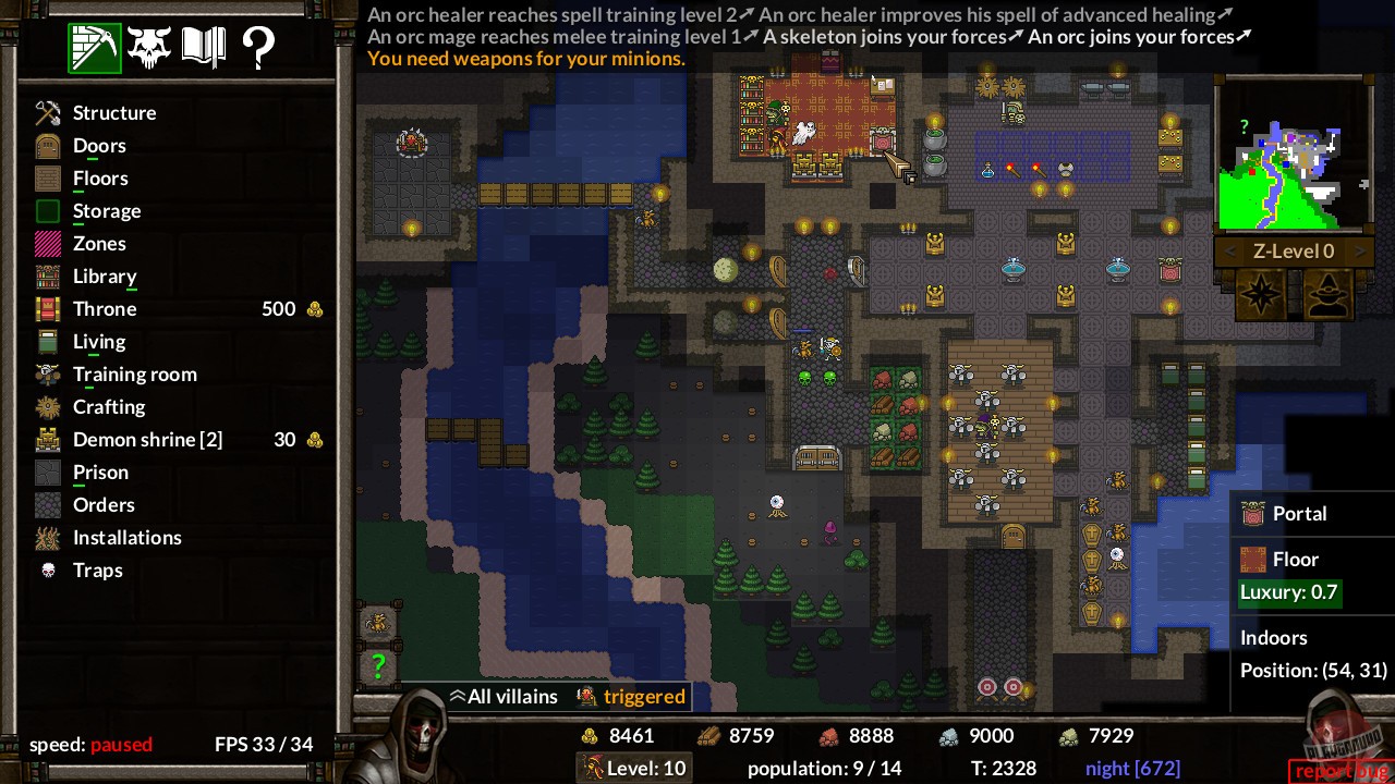 Скриншот из игры KeeperRL - 26