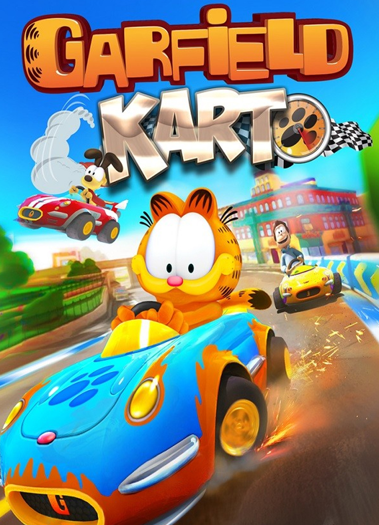 Обложка игры Garfield Kart