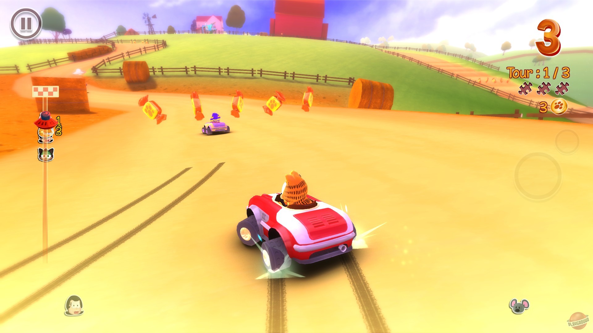 Скриншот из игры Garfield Kart - 19