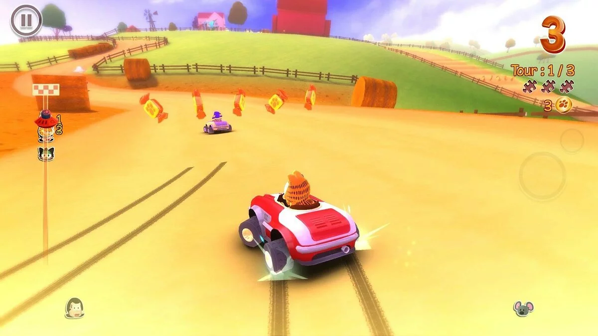 Скриншот из игры Garfield Kart - 8