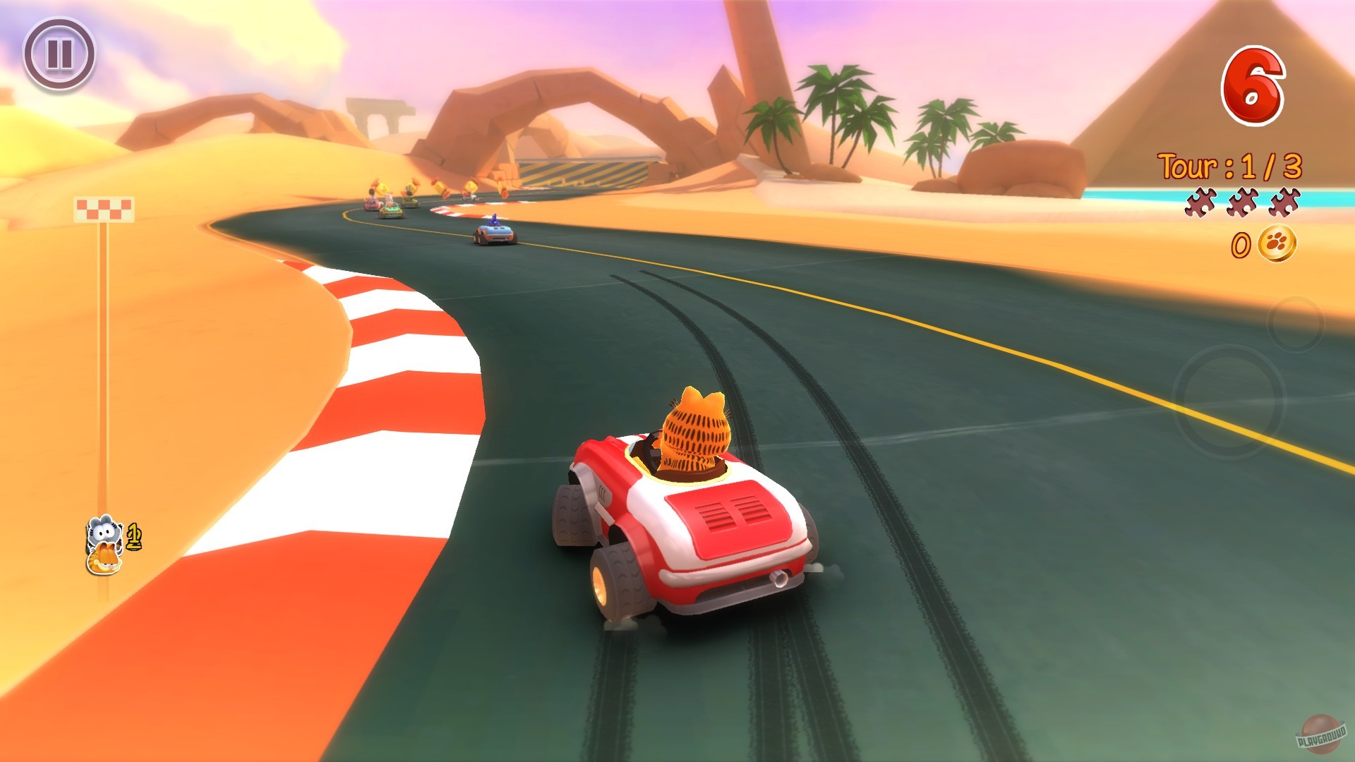 Скриншот из игры Garfield Kart - 22