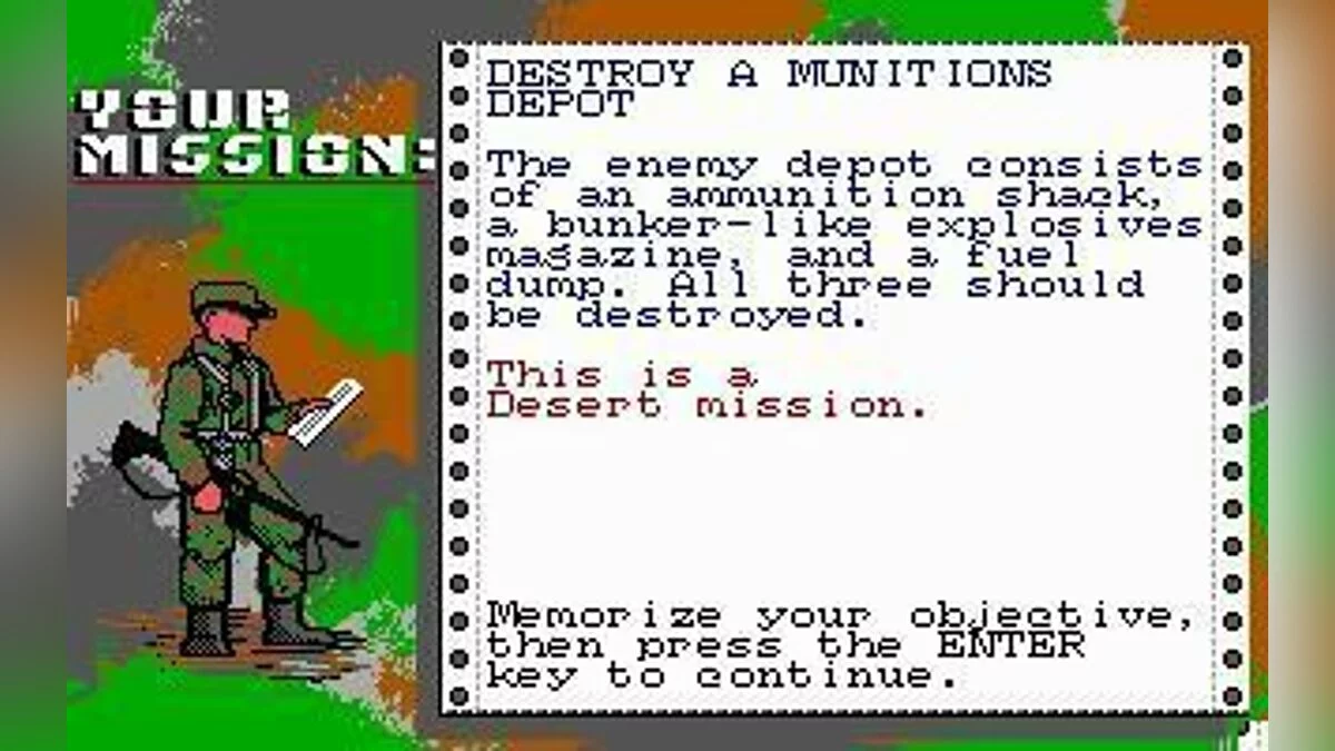 Скриншот из игры Airborne Ranger - 2