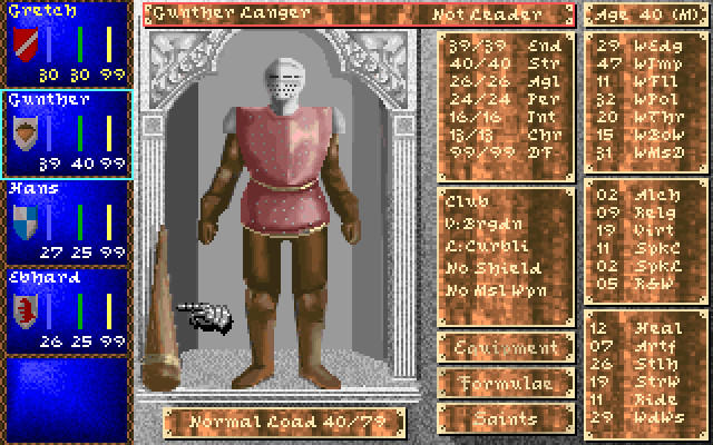 Скриншот из игры Darklands - 36