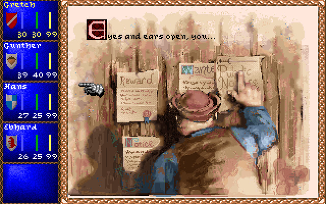 Скриншот из игры Darklands - 1