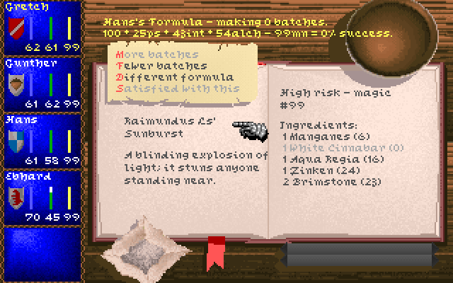Скриншот из игры Darklands - 44
