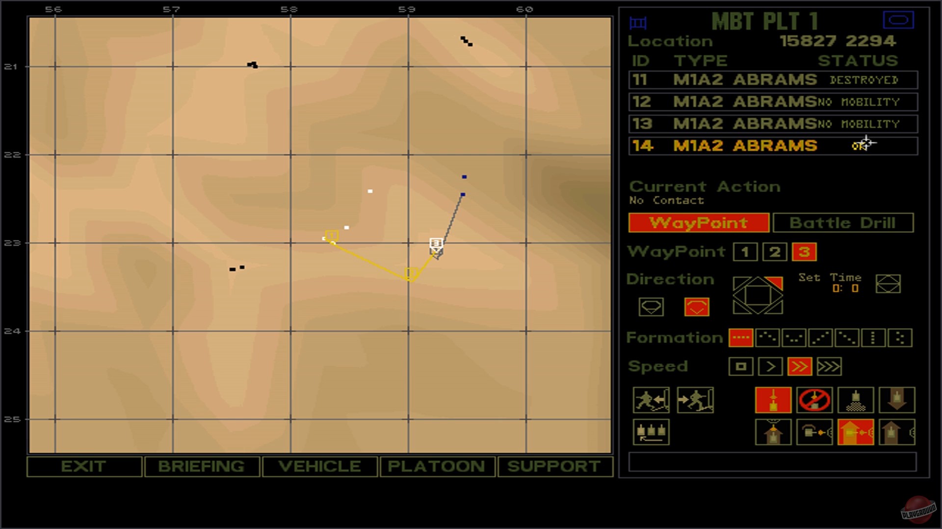 Скриншот из игры M1 Tank Platoon 2 - 6