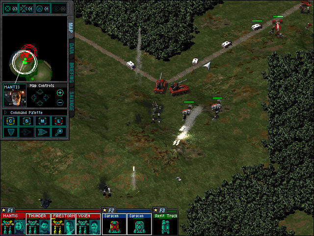 Скриншот из игры Mech Commander - 24