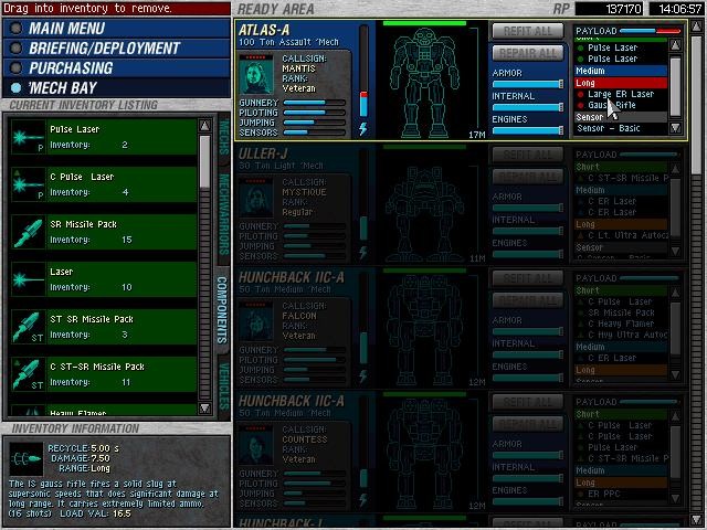 Скриншот из игры Mech Commander - 5