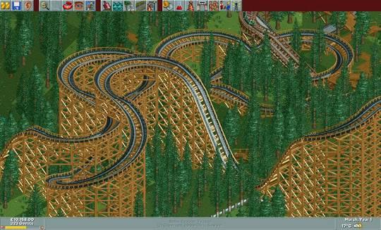 Скриншот из игры RollerCoaster Tycoon - 12