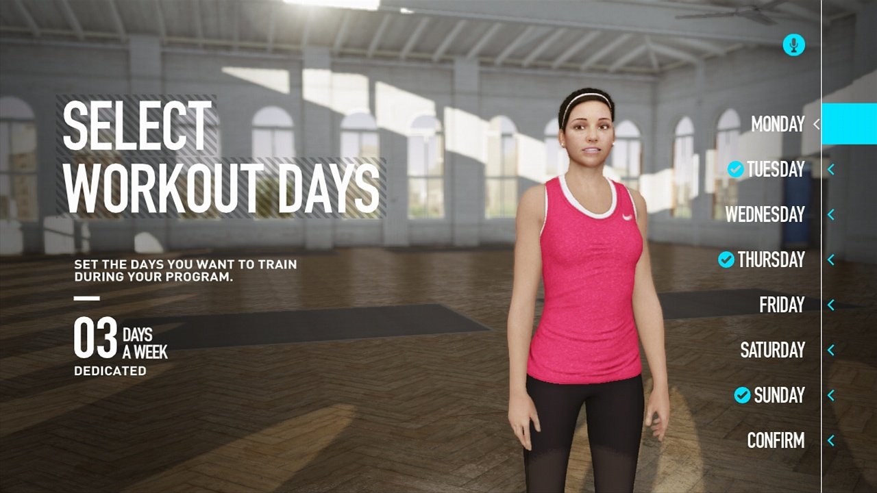 Скриншот из игры Nike+ Kinect Training - 1