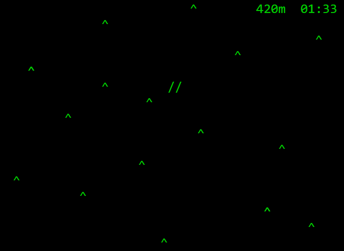 Скриншот из игры SkiFree - 3