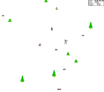 Скриншот из игры SkiFree - 1